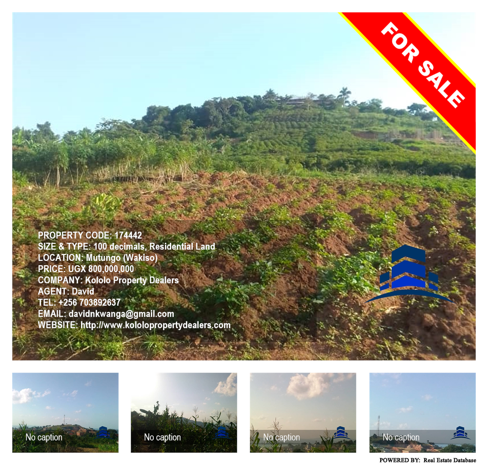 Residential Land  for sale in Mutungo Wakiso Uganda, code: 174442