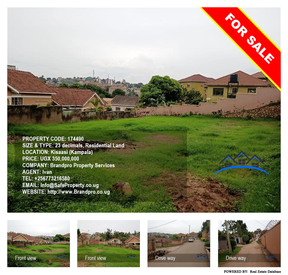 Residential Land  for sale in Kisaasi Kampala Uganda, code: 174490