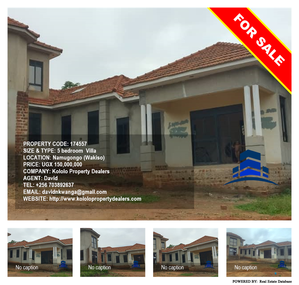 5 bedroom Villa  for sale in Namugongo Wakiso Uganda, code: 174557