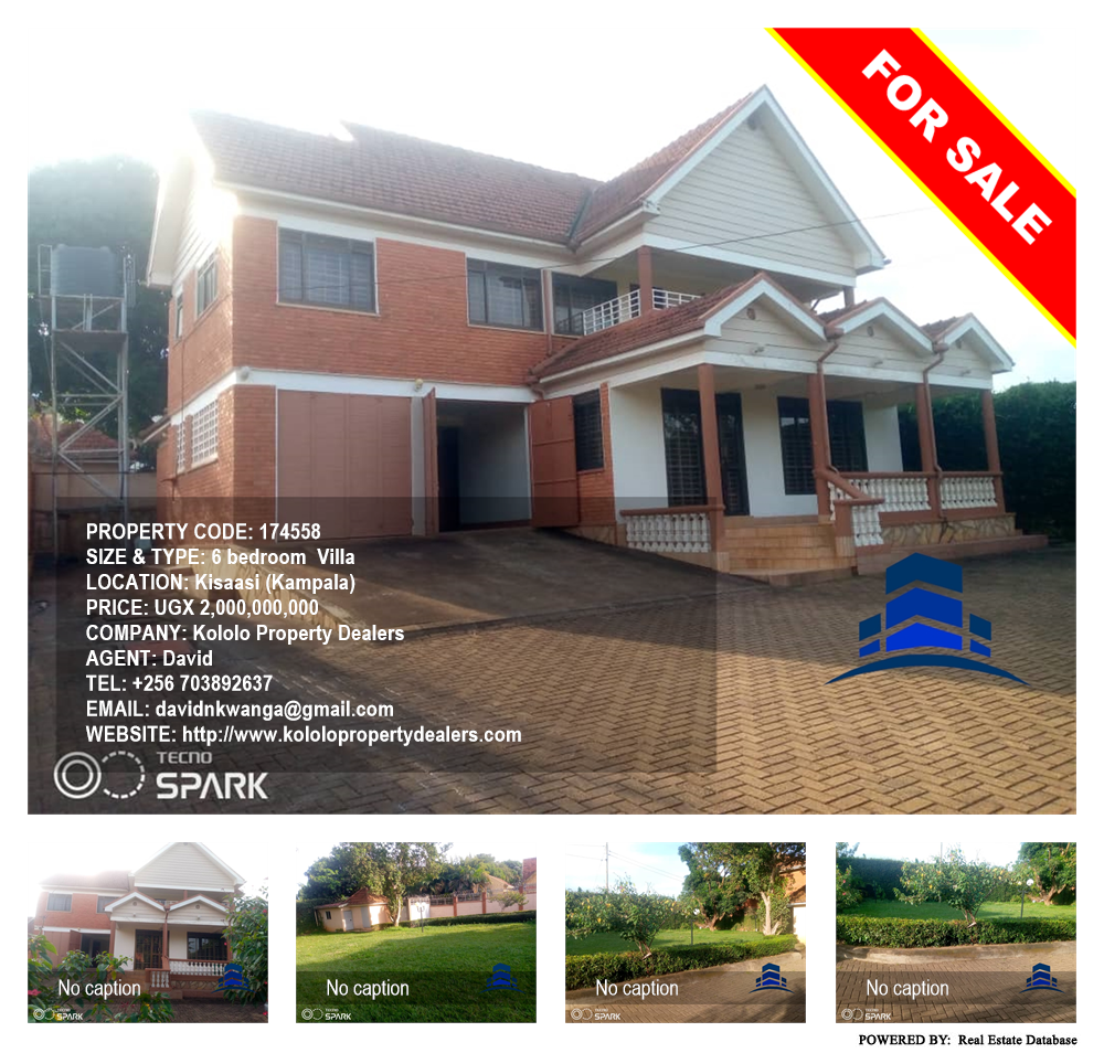 6 bedroom Villa  for sale in Kisaasi Kampala Uganda, code: 174558