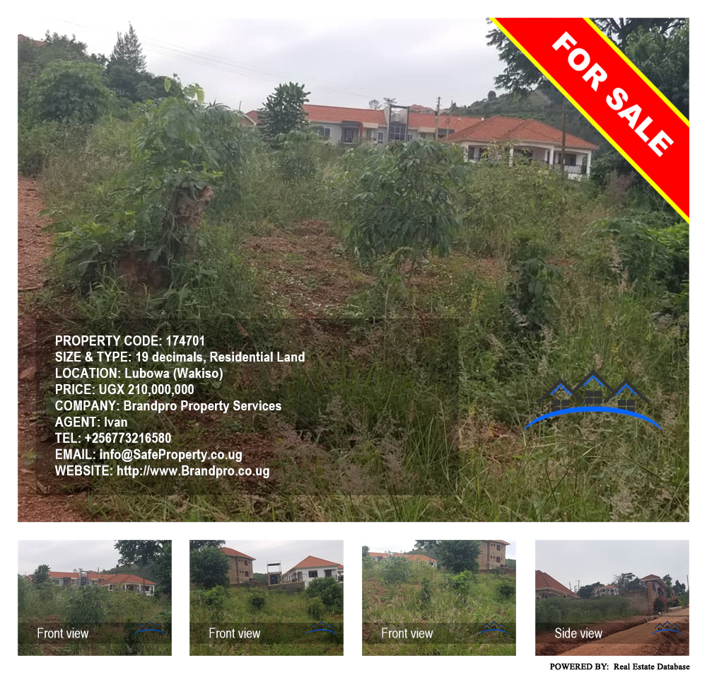 Residential Land  for sale in Lubowa Wakiso Uganda, code: 174701