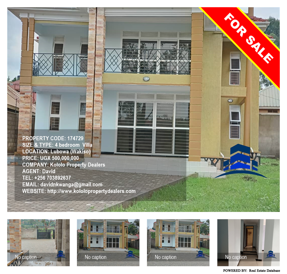 4 bedroom Villa  for sale in Lubowa Wakiso Uganda, code: 174729