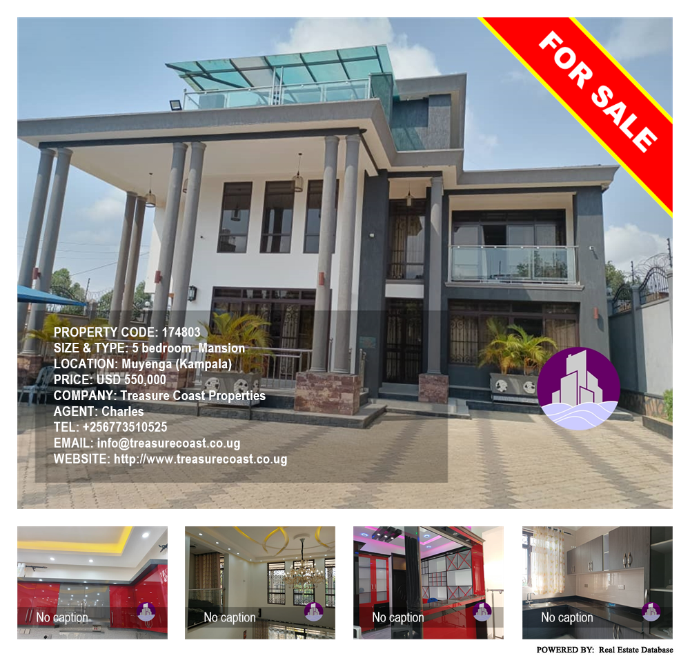 5 bedroom Mansion  for sale in Muyenga Kampala Uganda, code: 174803