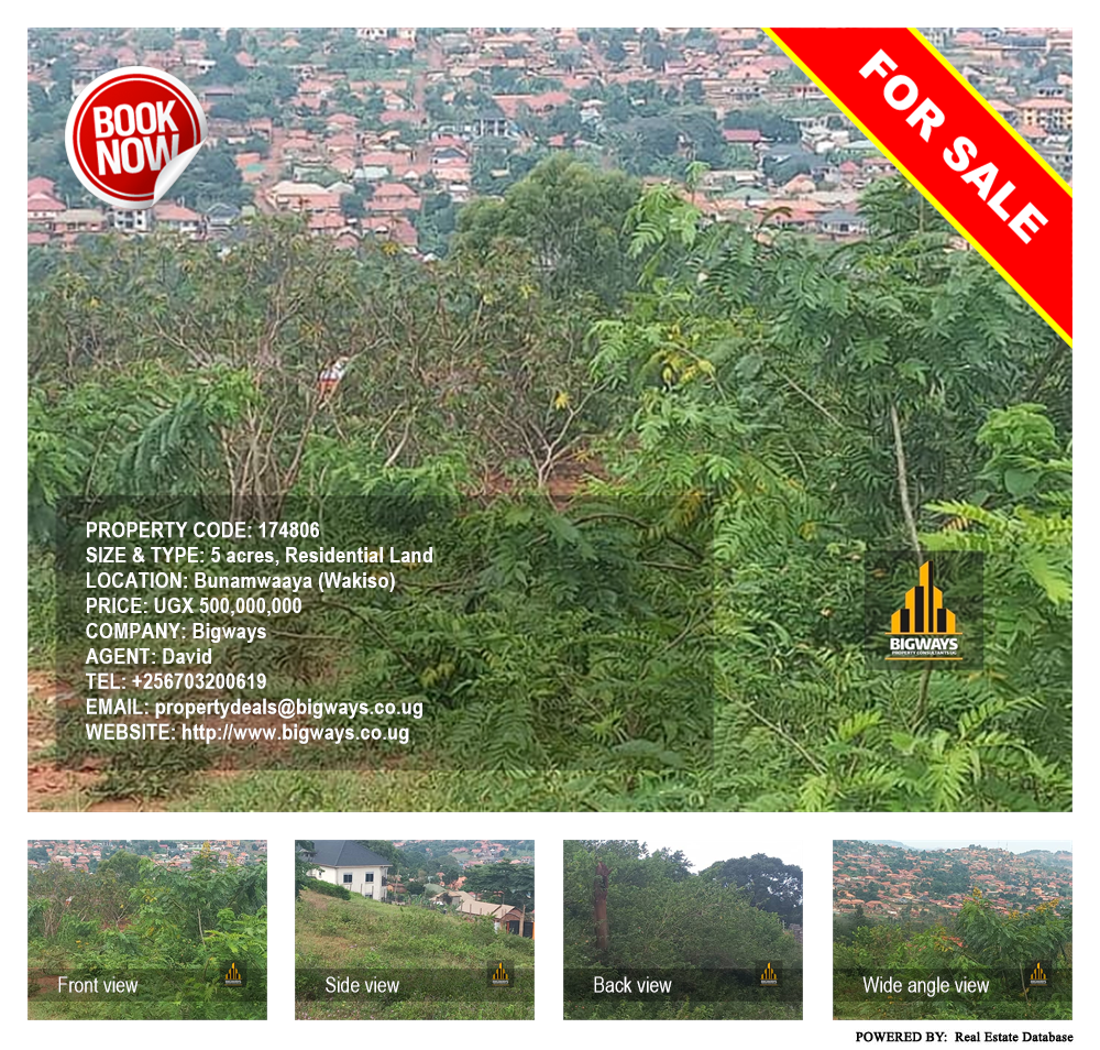 Residential Land  for sale in Bunamwaaya Wakiso Uganda, code: 174806