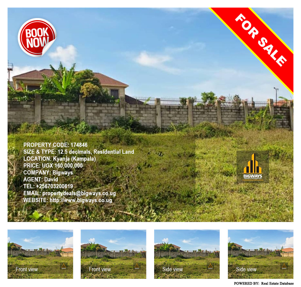 Residential Land  for sale in Kyanja Kampala Uganda, code: 174846