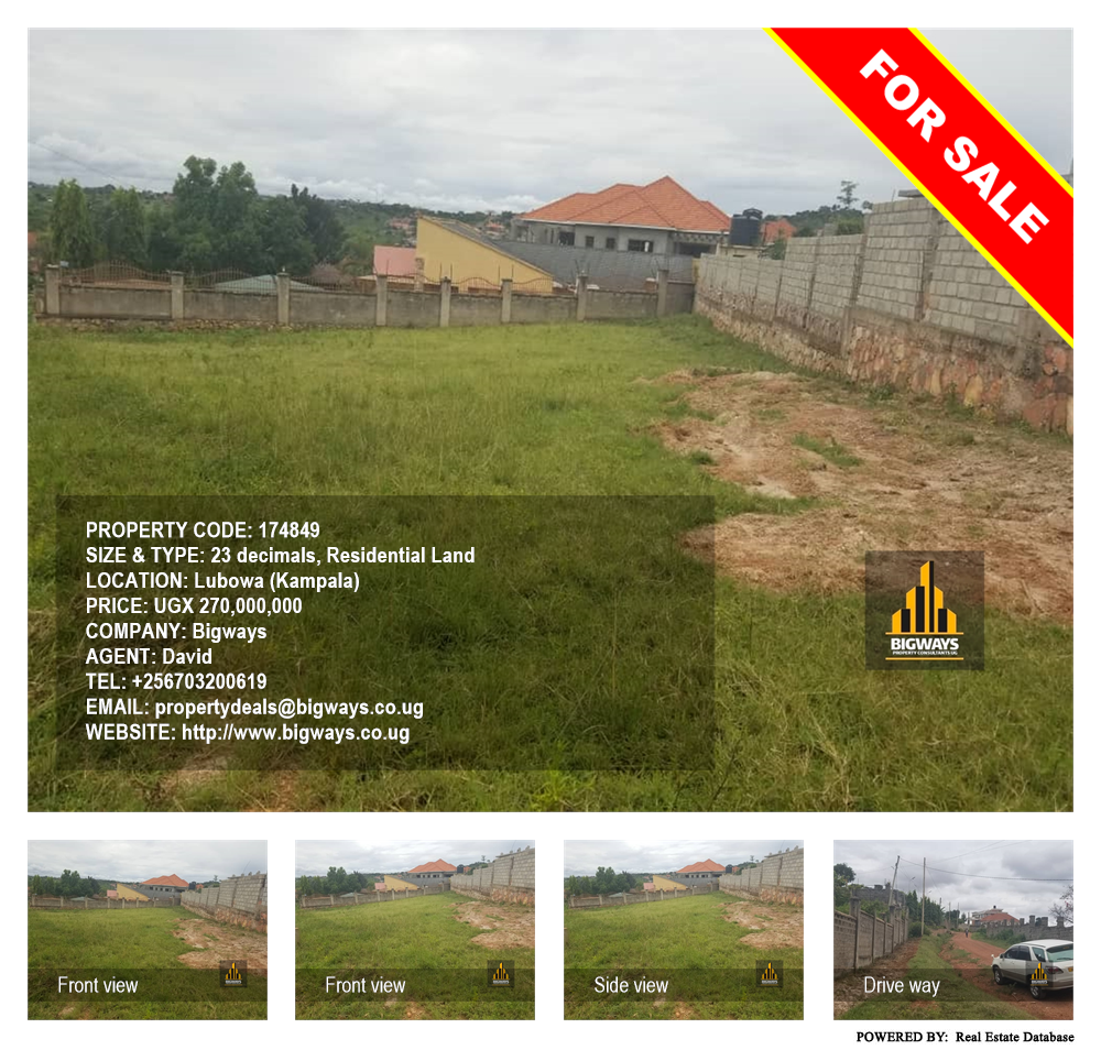 Residential Land  for sale in Lubowa Kampala Uganda, code: 174849