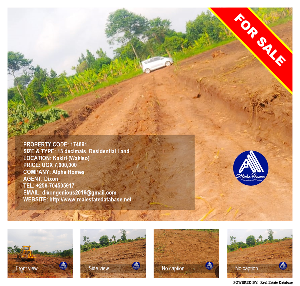 Residential Land  for sale in Kakiri Wakiso Uganda, code: 174891