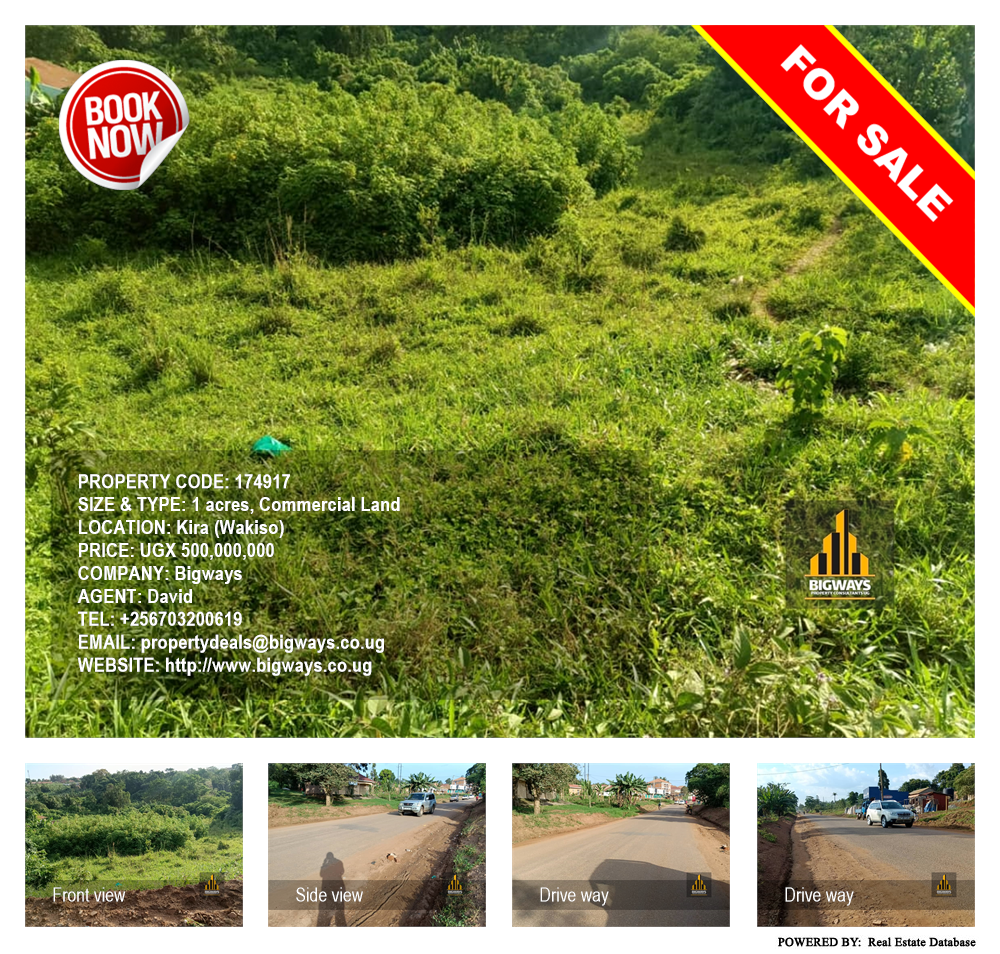 Commercial Land  for sale in Kira Wakiso Uganda, code: 174917