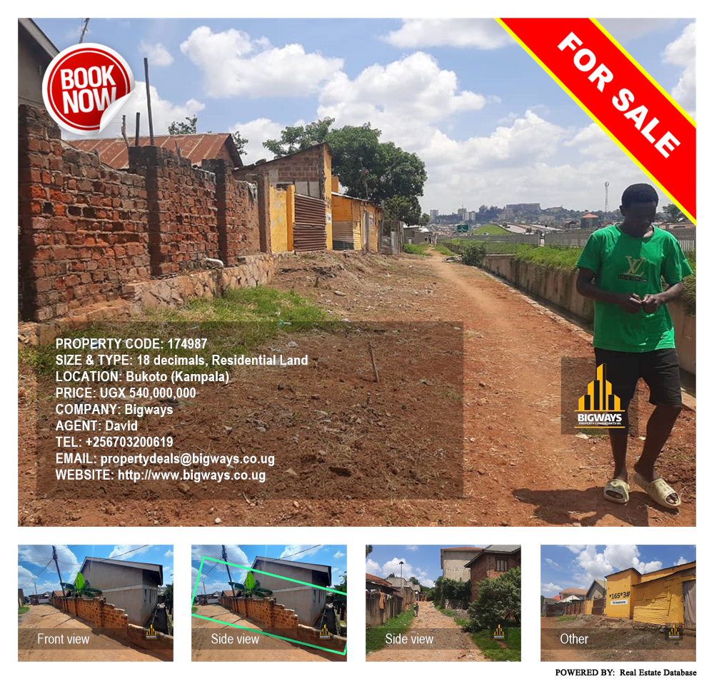 Residential Land  for sale in Bukoto Kampala Uganda, code: 174987