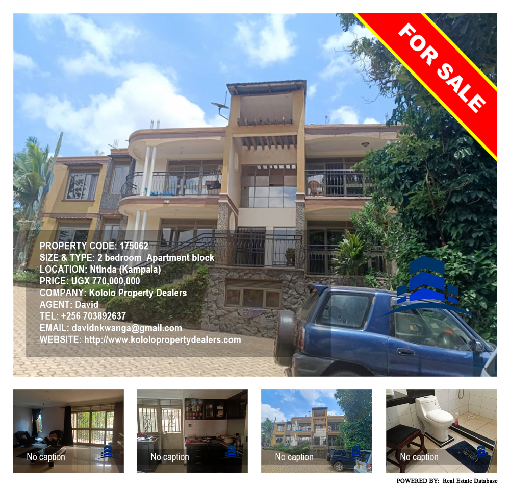 2 bedroom Apartment block  for sale in Ntinda Kampala Uganda, code: 175062