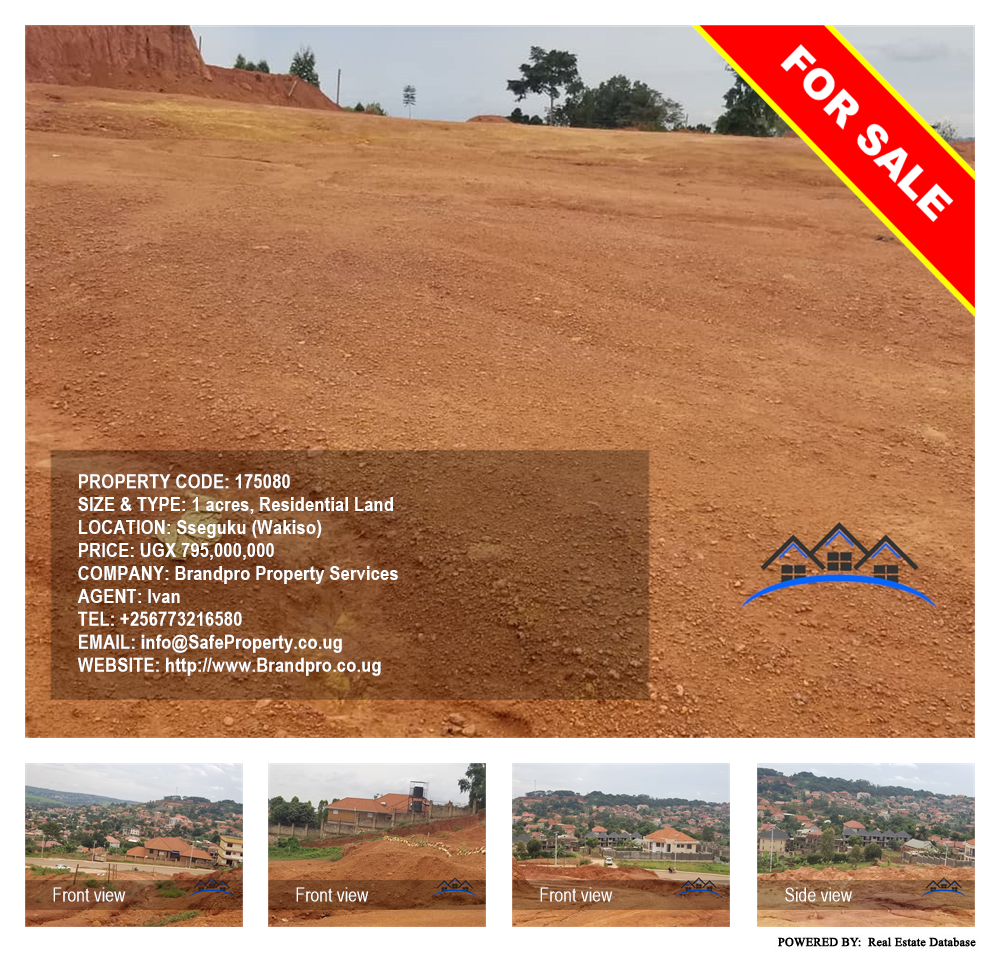 Residential Land  for sale in Seguku Wakiso Uganda, code: 175080