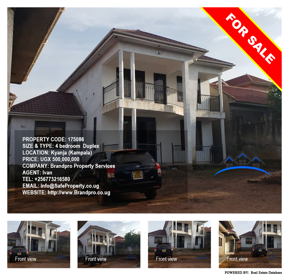 4 bedroom Duplex  for sale in Kyanja Kampala Uganda, code: 175086