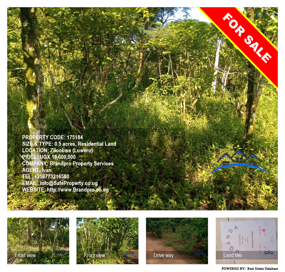 Residential Land  for sale in Ziloobwe Luweero Uganda, code: 175184