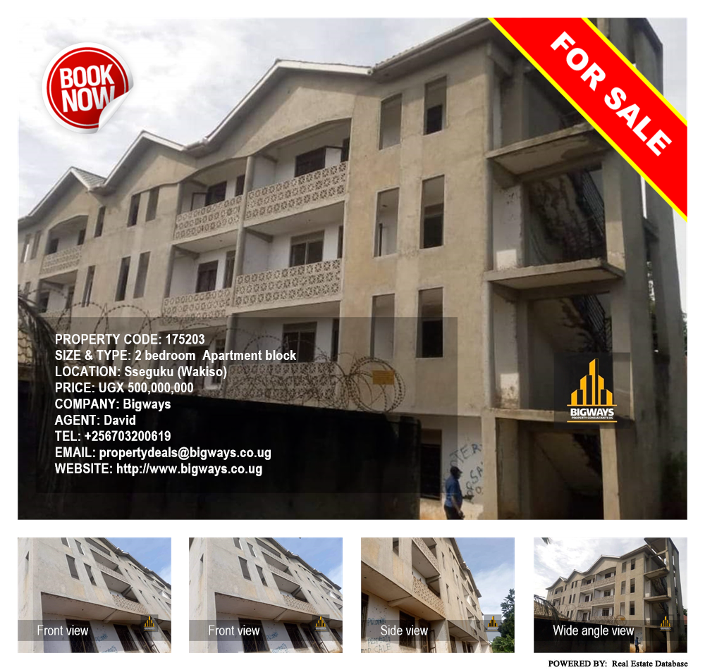 2 bedroom Apartment block  for sale in Seguku Wakiso Uganda, code: 175203