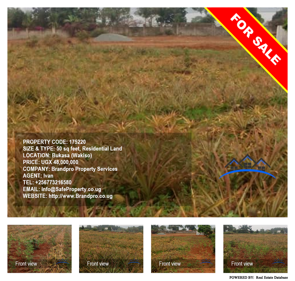 Residential Land  for sale in Bukasa Wakiso Uganda, code: 175220