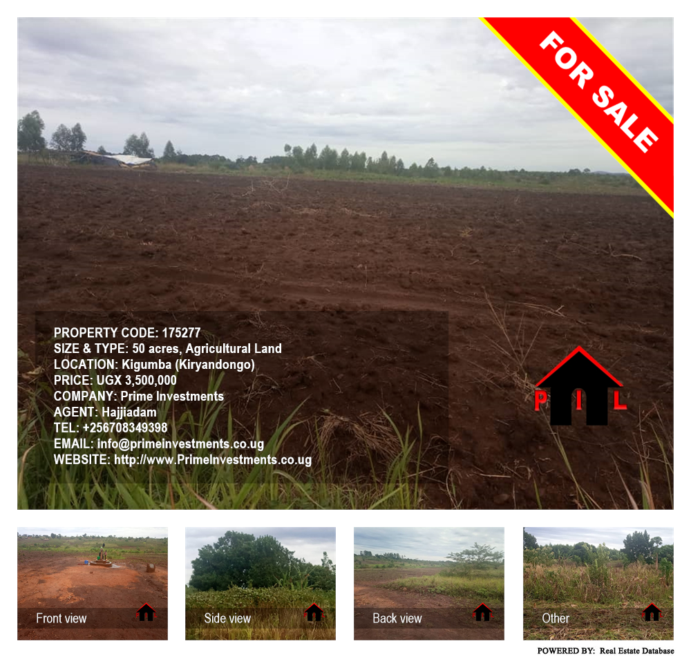 Agricultural Land  for sale in Kigumba Kiryandongo Uganda, code: 175277