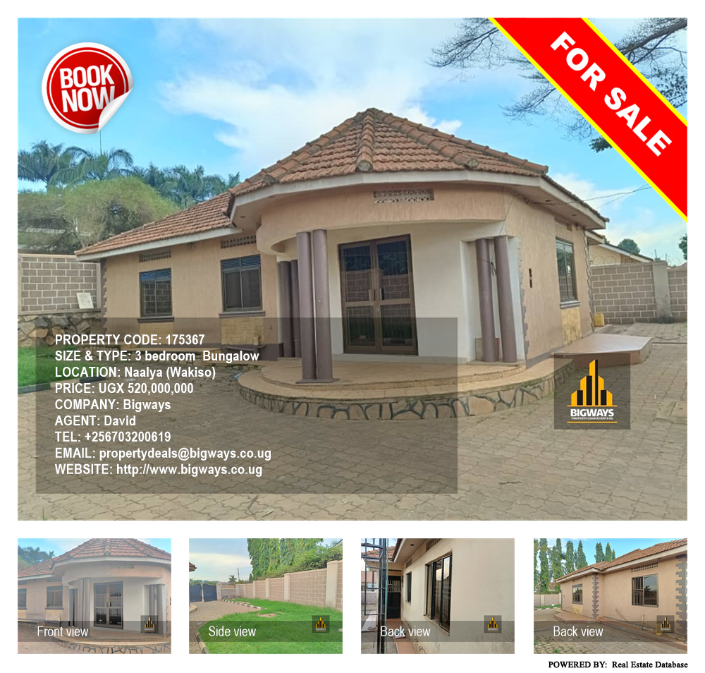 3 bedroom Bungalow  for sale in Naalya Wakiso Uganda, code: 175367