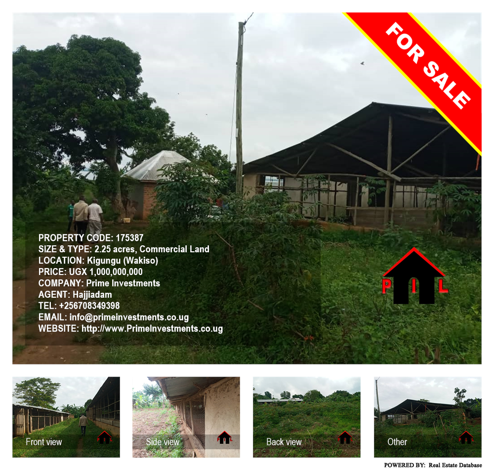 Commercial Land  for sale in Kigungu Wakiso Uganda, code: 175387