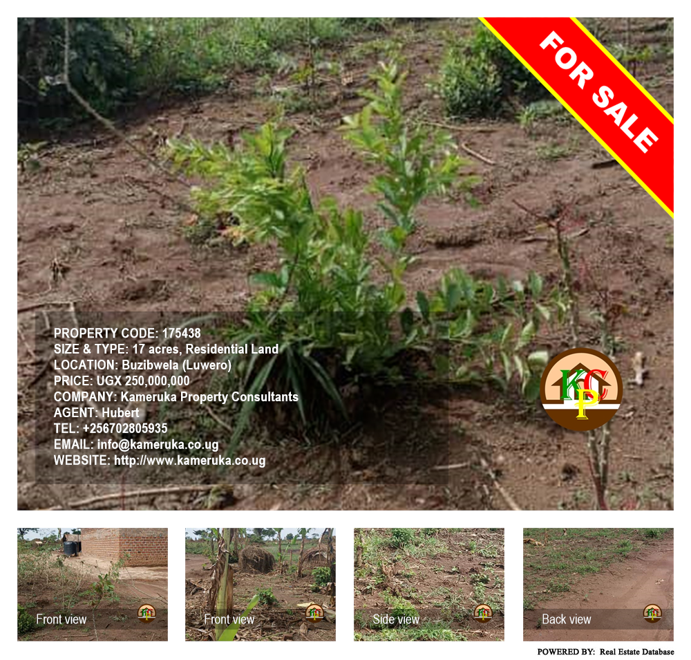 Residential Land  for sale in Buzibwela Luweero Uganda, code: 175438