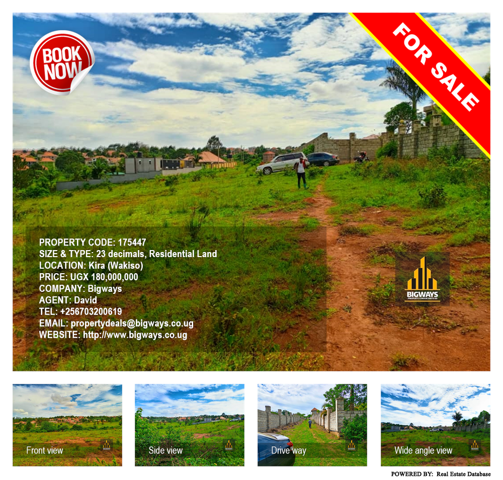 Residential Land  for sale in Kira Wakiso Uganda, code: 175447