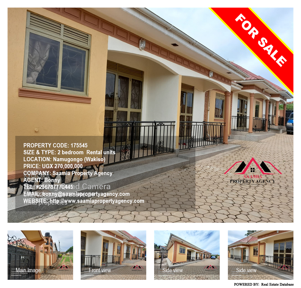 2 bedroom Rental units  for sale in Namugongo Wakiso Uganda, code: 175545