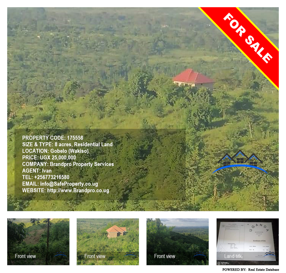 Residential Land  for sale in Gobelo Wakiso Uganda, code: 175558