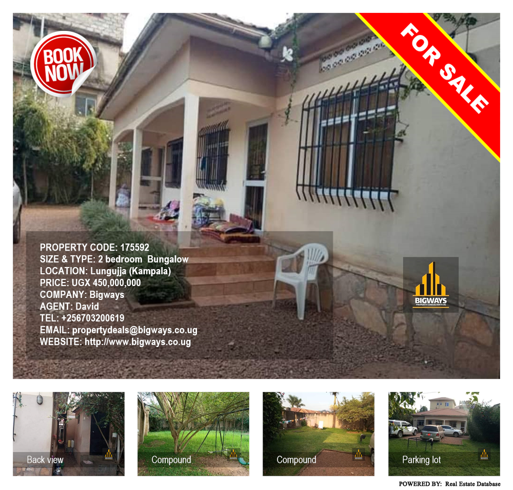 2 bedroom Bungalow  for sale in Lungujja Kampala Uganda, code: 175592