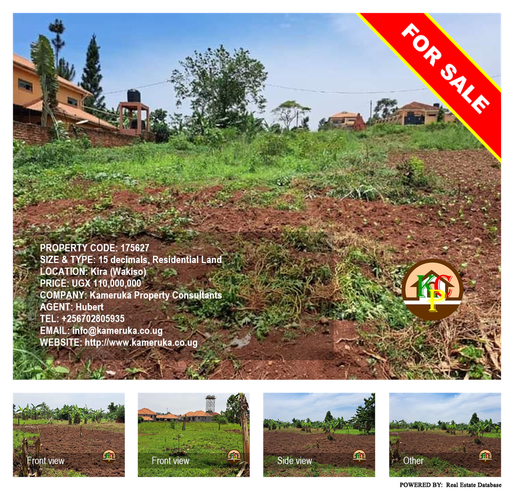 Residential Land  for sale in Kira Wakiso Uganda, code: 175627