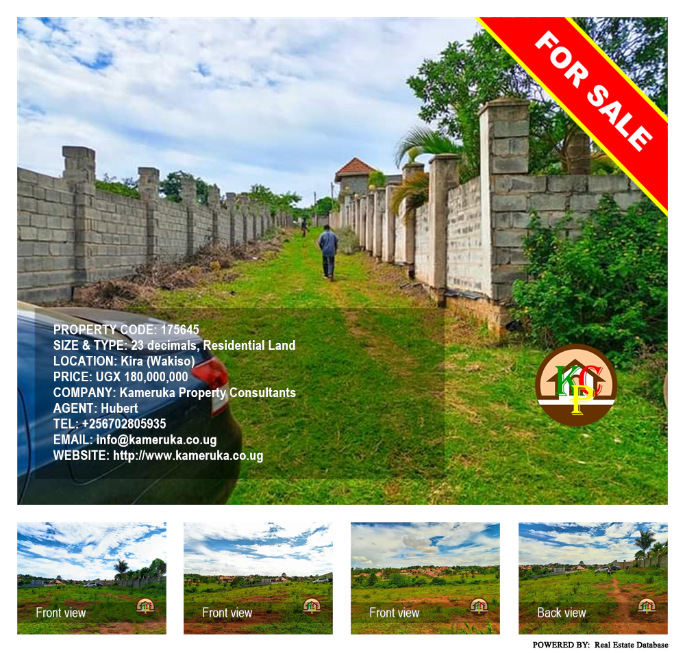 Residential Land  for sale in Kira Wakiso Uganda, code: 175645