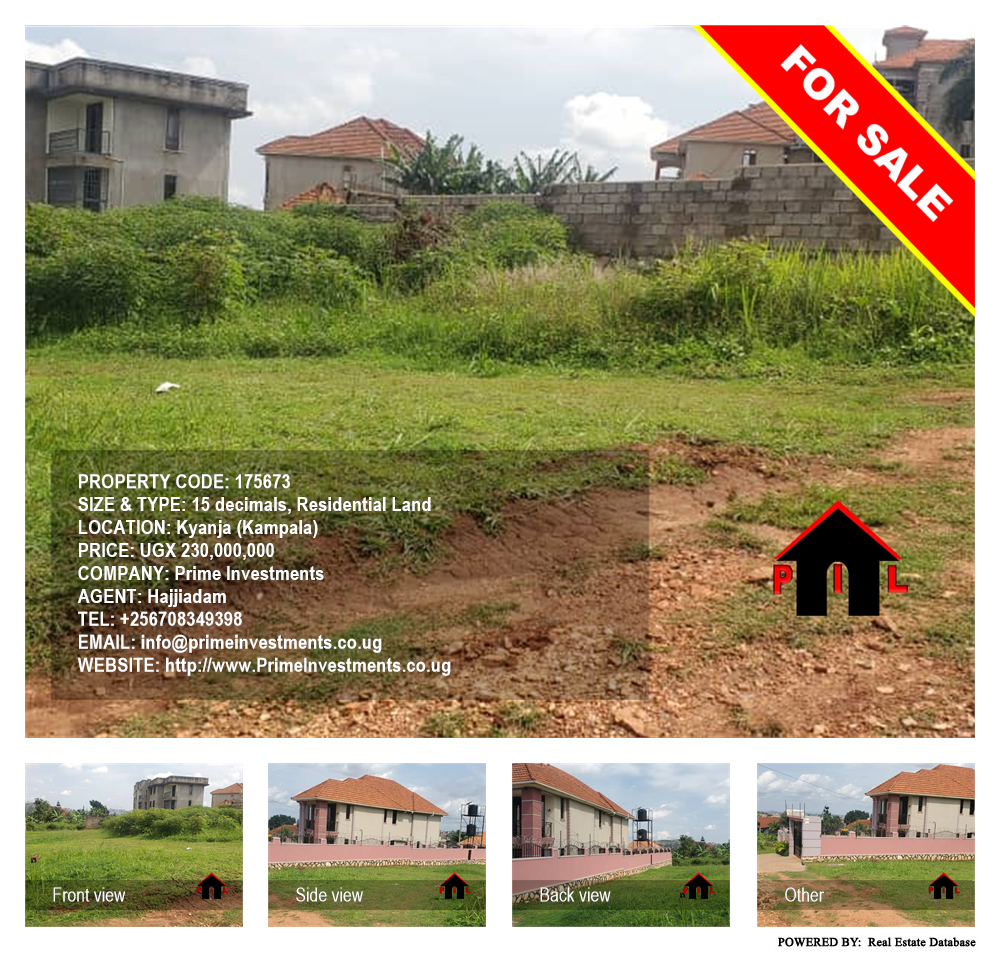 Residential Land  for sale in Kyanja Kampala Uganda, code: 175673