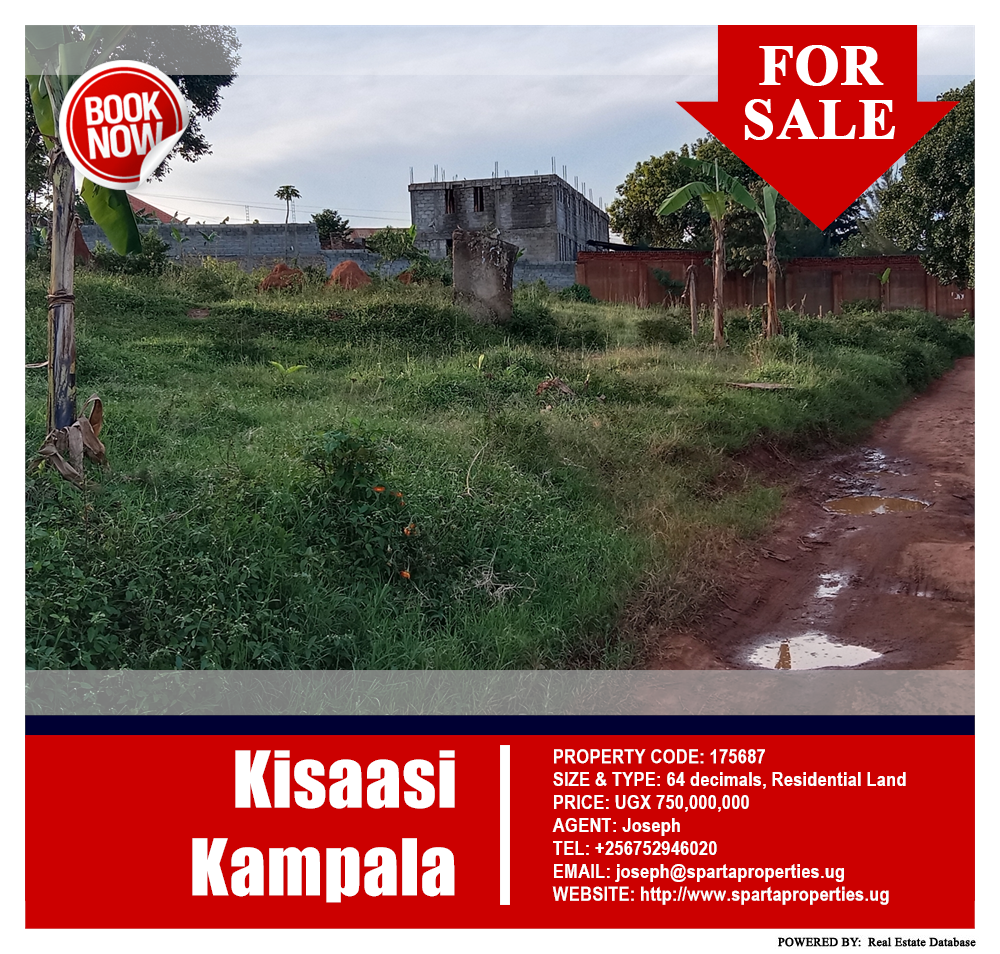 Residential Land  for sale in Kisaasi Kampala Uganda, code: 175687