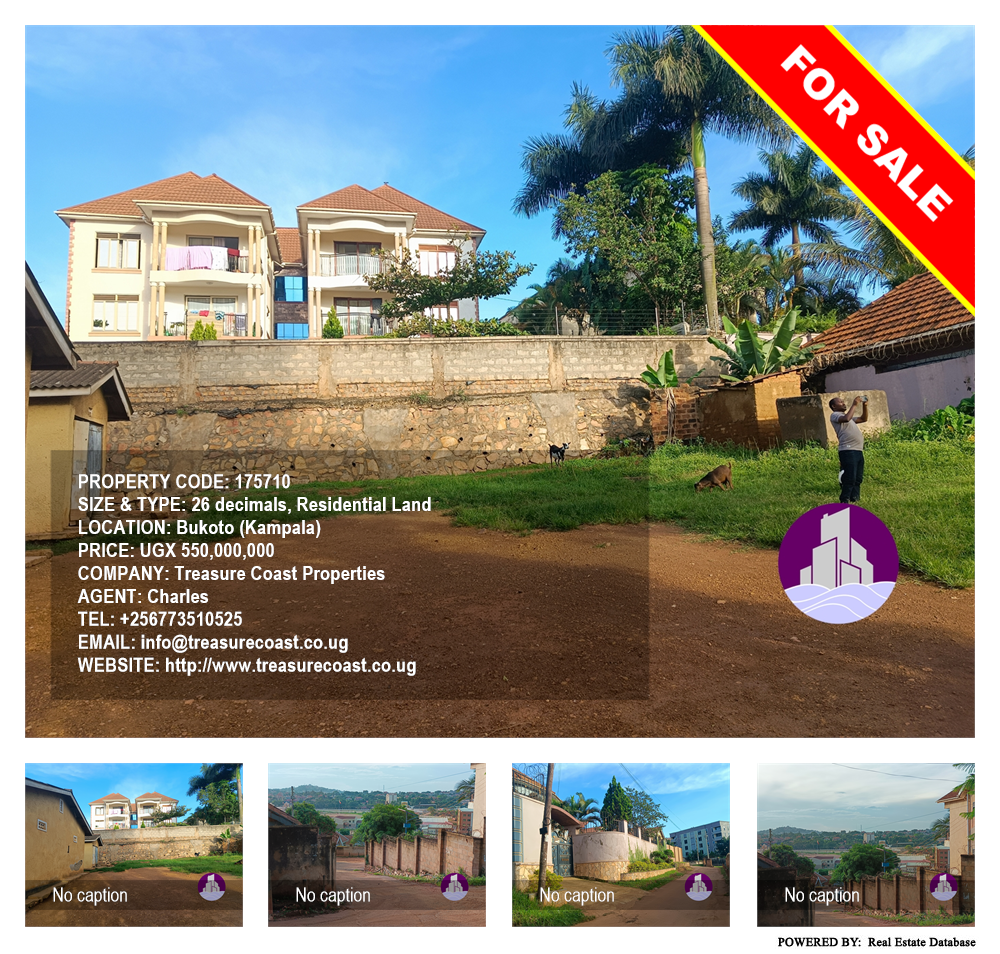 Residential Land  for sale in Bukoto Kampala Uganda, code: 175710