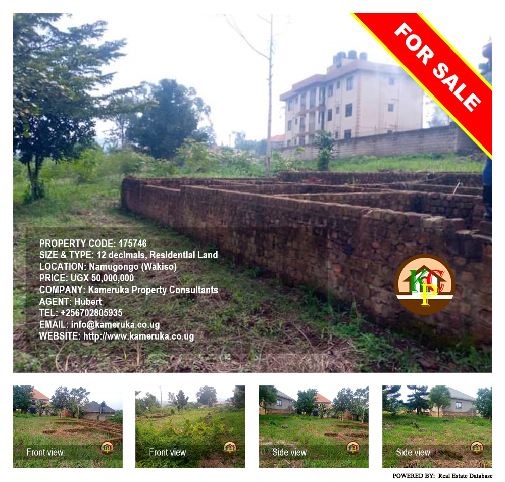 Residential Land  for sale in Namugongo Wakiso Uganda, code: 175746