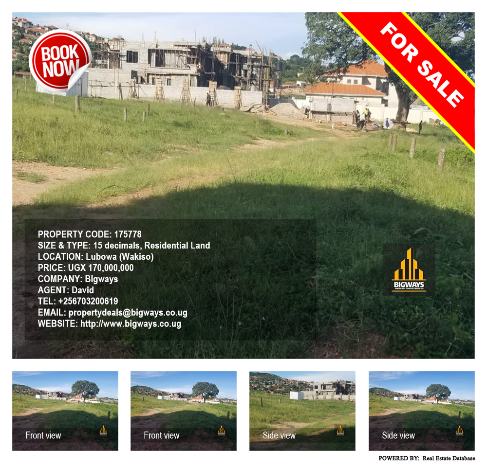 Residential Land  for sale in Lubowa Wakiso Uganda, code: 175778