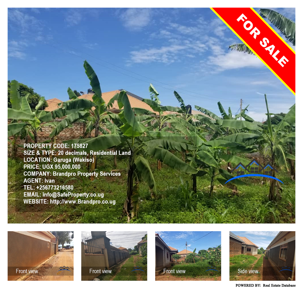 Residential Land  for sale in Garuga Wakiso Uganda, code: 175827