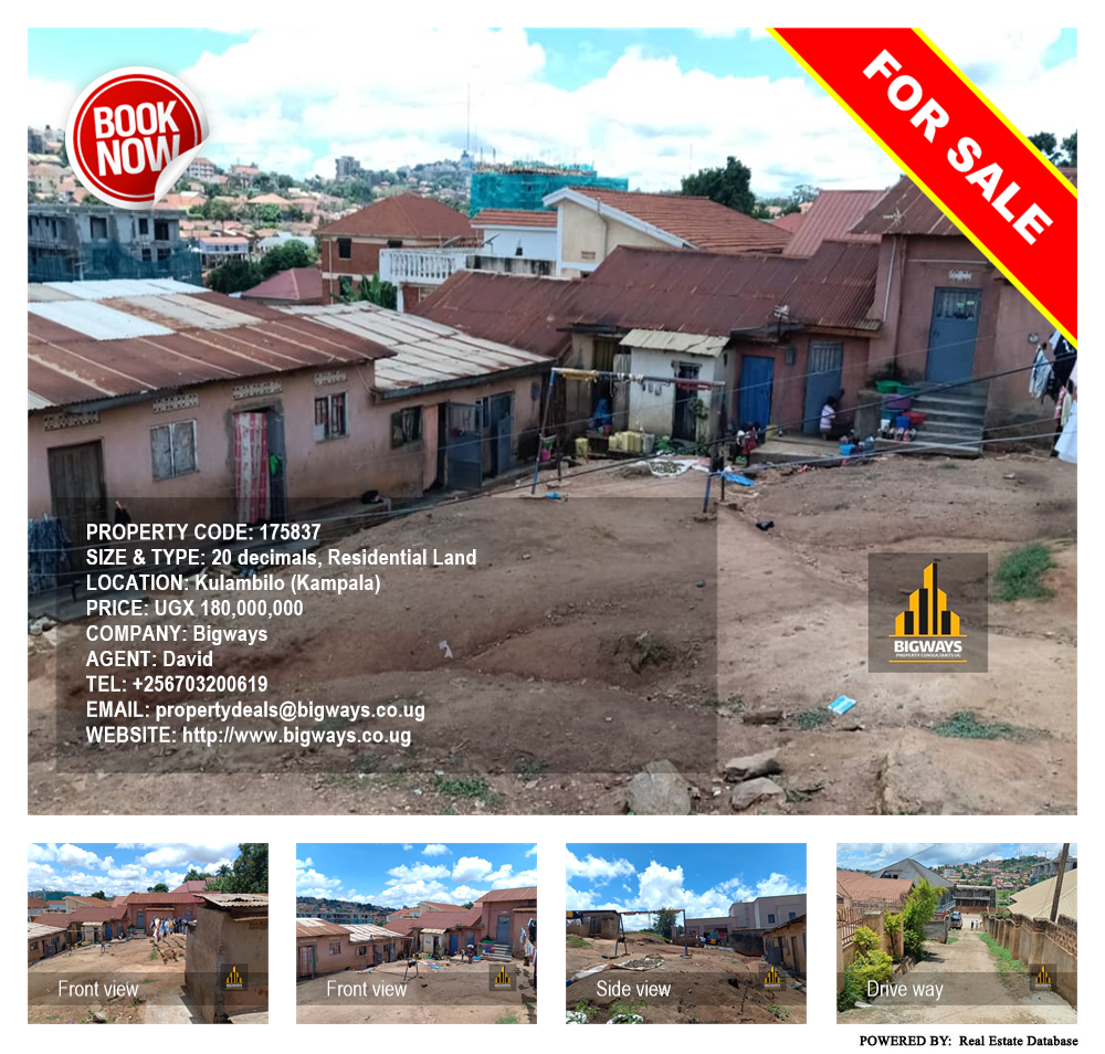 Residential Land  for sale in Kulambilo Kampala Uganda, code: 175837