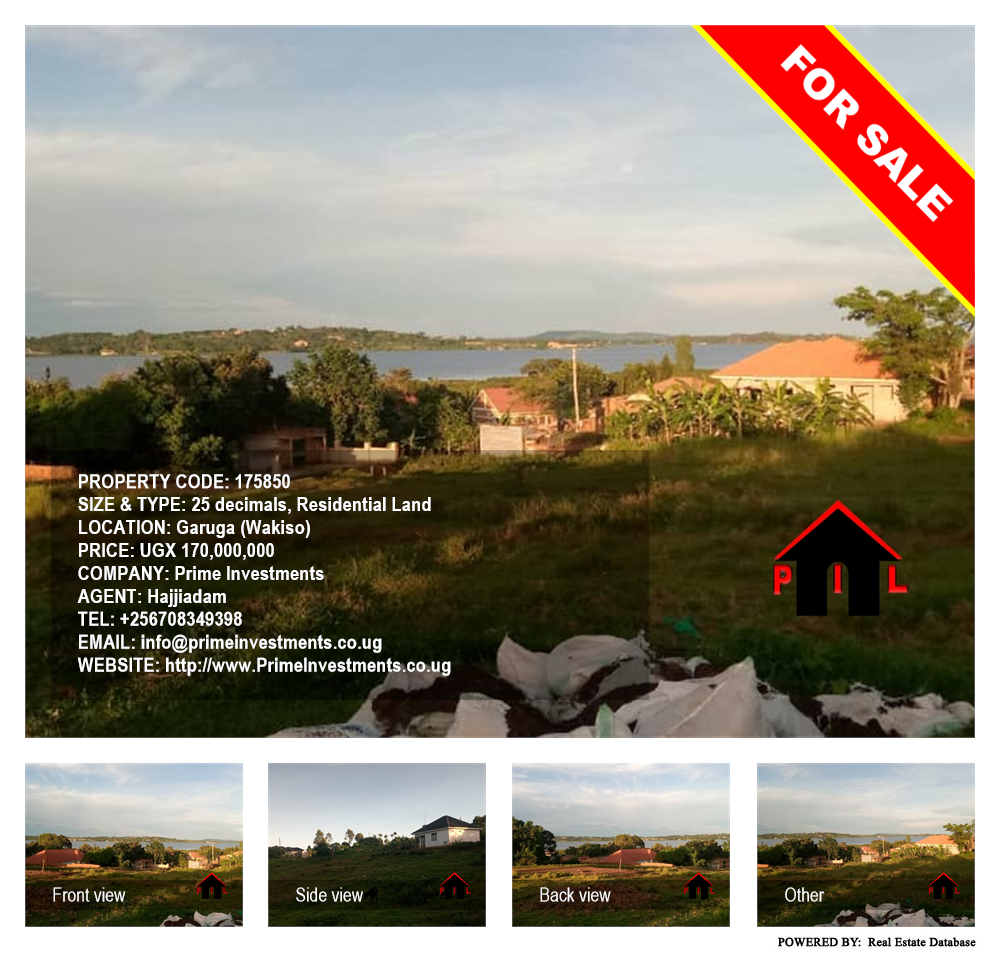 Residential Land  for sale in Garuga Wakiso Uganda, code: 175850