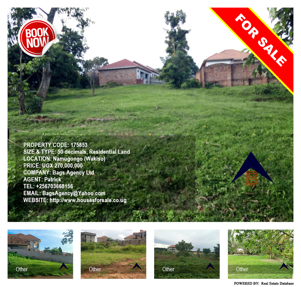 Residential Land  for sale in Namugongo Wakiso Uganda, code: 175853