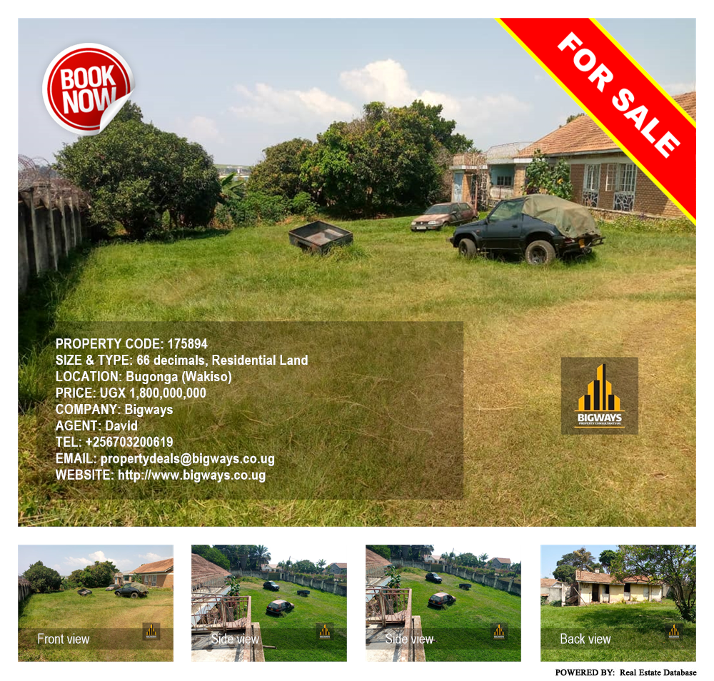 Residential Land  for sale in Bugonga Wakiso Uganda, code: 175894