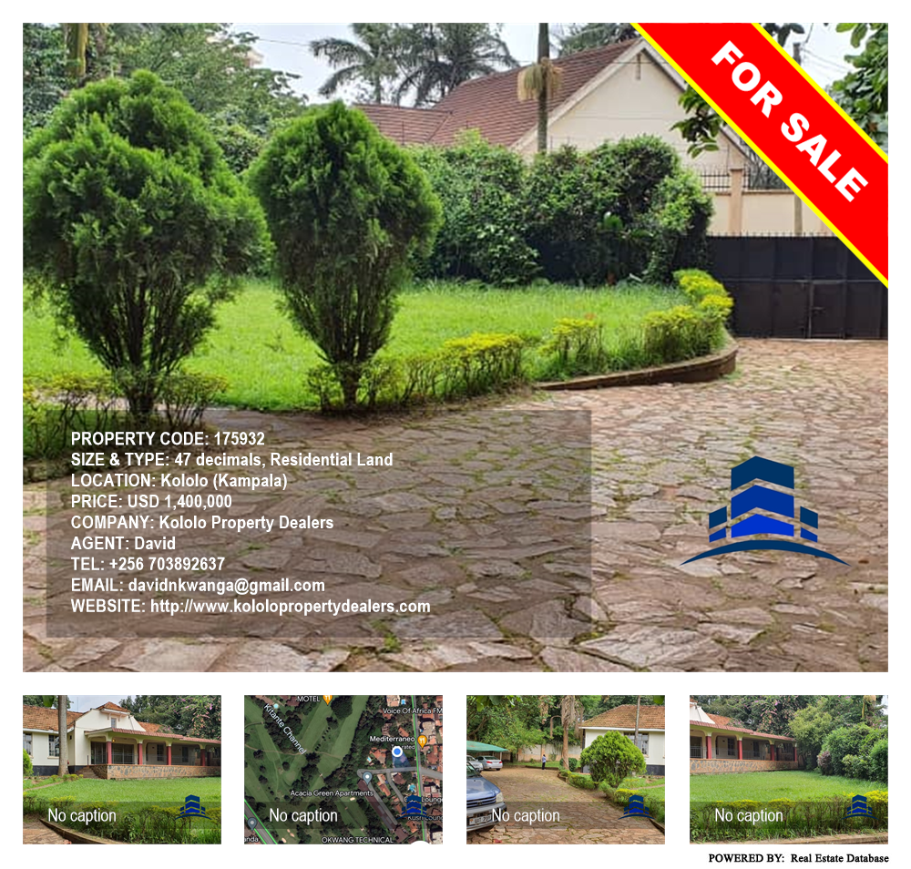 Residential Land  for sale in Kololo Kampala Uganda, code: 175932