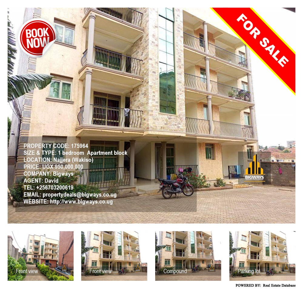 1 bedroom Apartment block  for sale in Najjera Wakiso Uganda, code: 175964