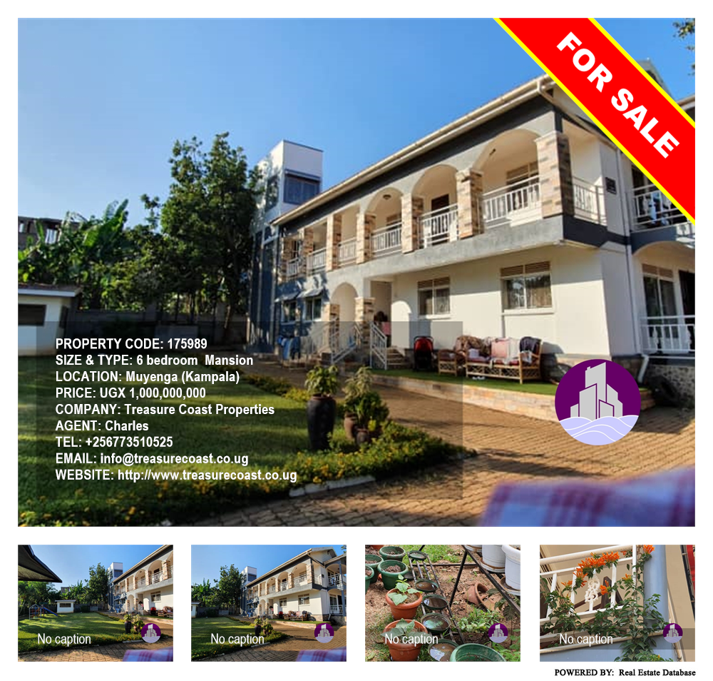 6 bedroom Mansion  for sale in Muyenga Kampala Uganda, code: 175989