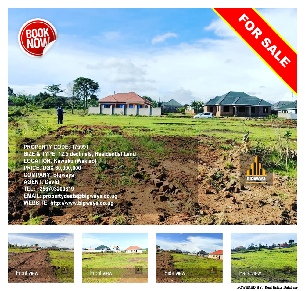 Residential Land  for sale in Kawuku Wakiso Uganda, code: 175991