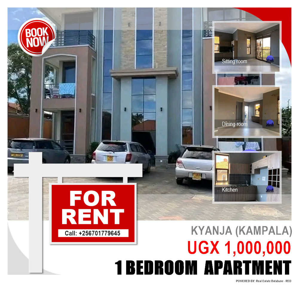 1 bedroom Apartment  for rent in Kyanja Kampala Uganda, code: 176023