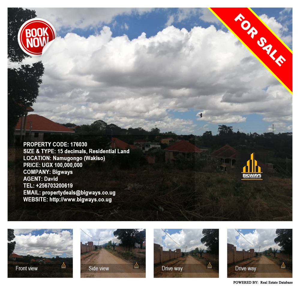 Residential Land  for sale in Namugongo Wakiso Uganda, code: 176030