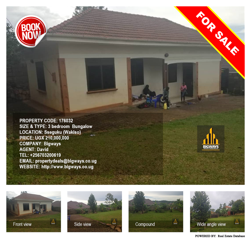 3 bedroom Bungalow  for sale in Seguku Wakiso Uganda, code: 176032