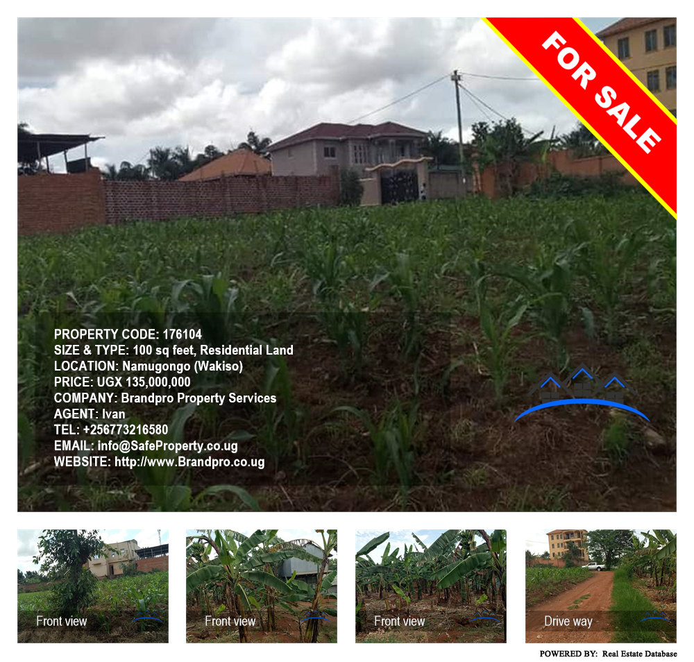 Residential Land  for sale in Namugongo Wakiso Uganda, code: 176104