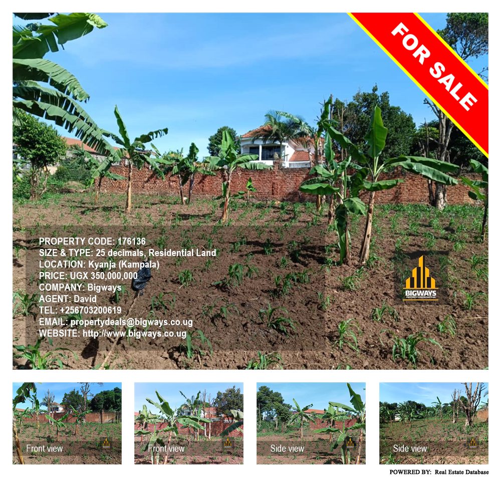 Residential Land  for sale in Kyanja Kampala Uganda, code: 176136