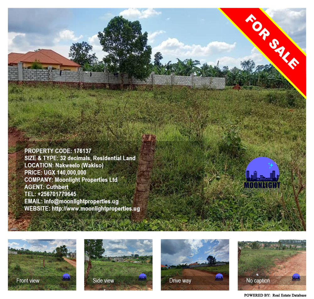 Residential Land  for sale in Nakweelo Wakiso Uganda, code: 176137