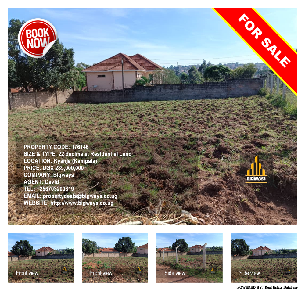 Residential Land  for sale in Kyanja Kampala Uganda, code: 176146